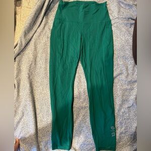 EUC Like New Lululemon x Peloton Green Align Leggings WITH POCKETS Size 8